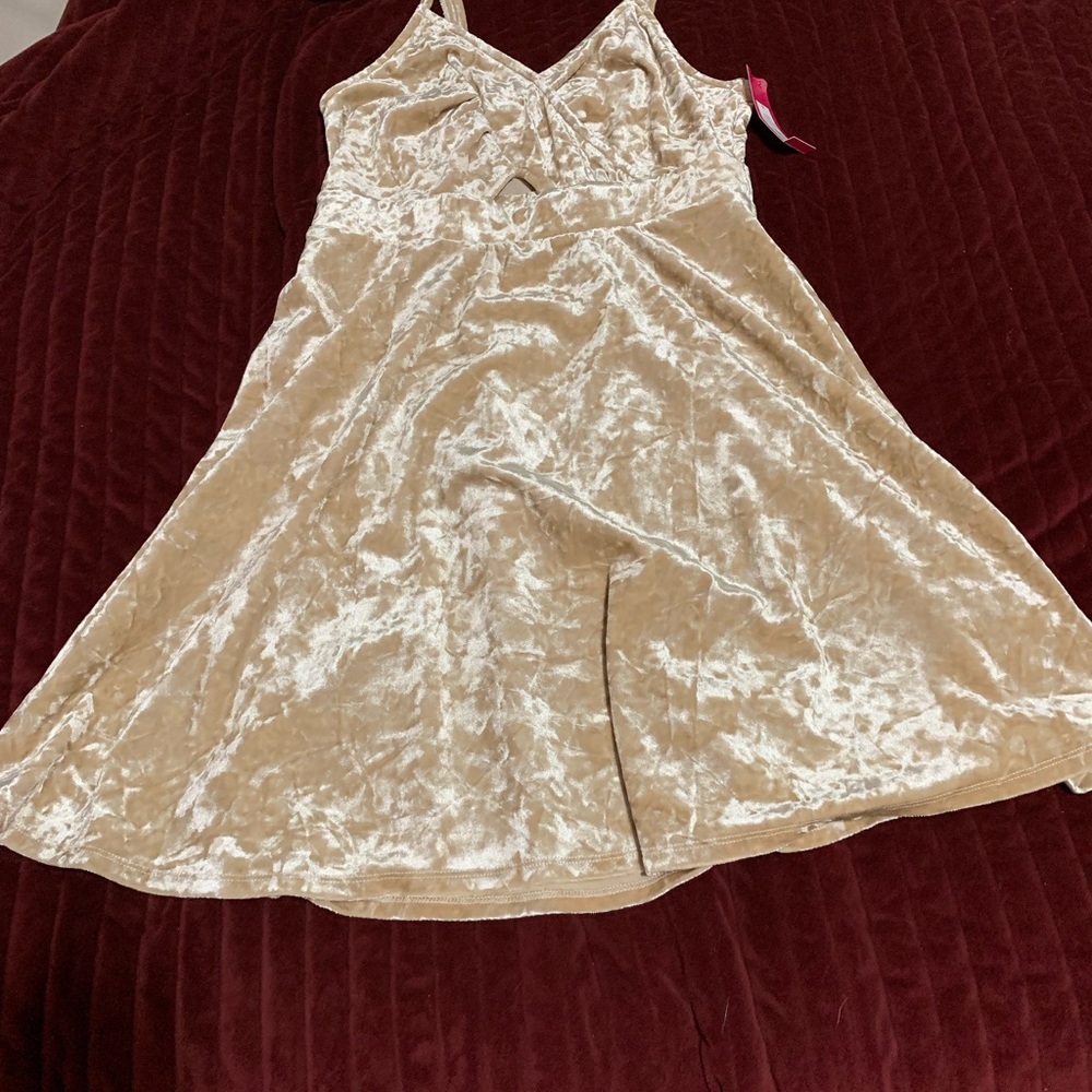 Velvet skater dress